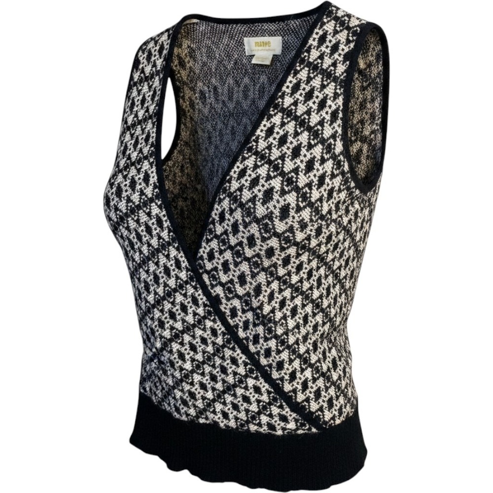 Maeve Anthropologie Sweater Vest XS Minimalist Preppy Dark Academia Office